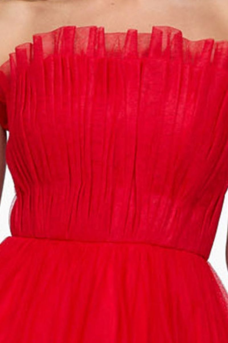 ALONDRA STRAPLESS MINI DRESS - CULT MIA