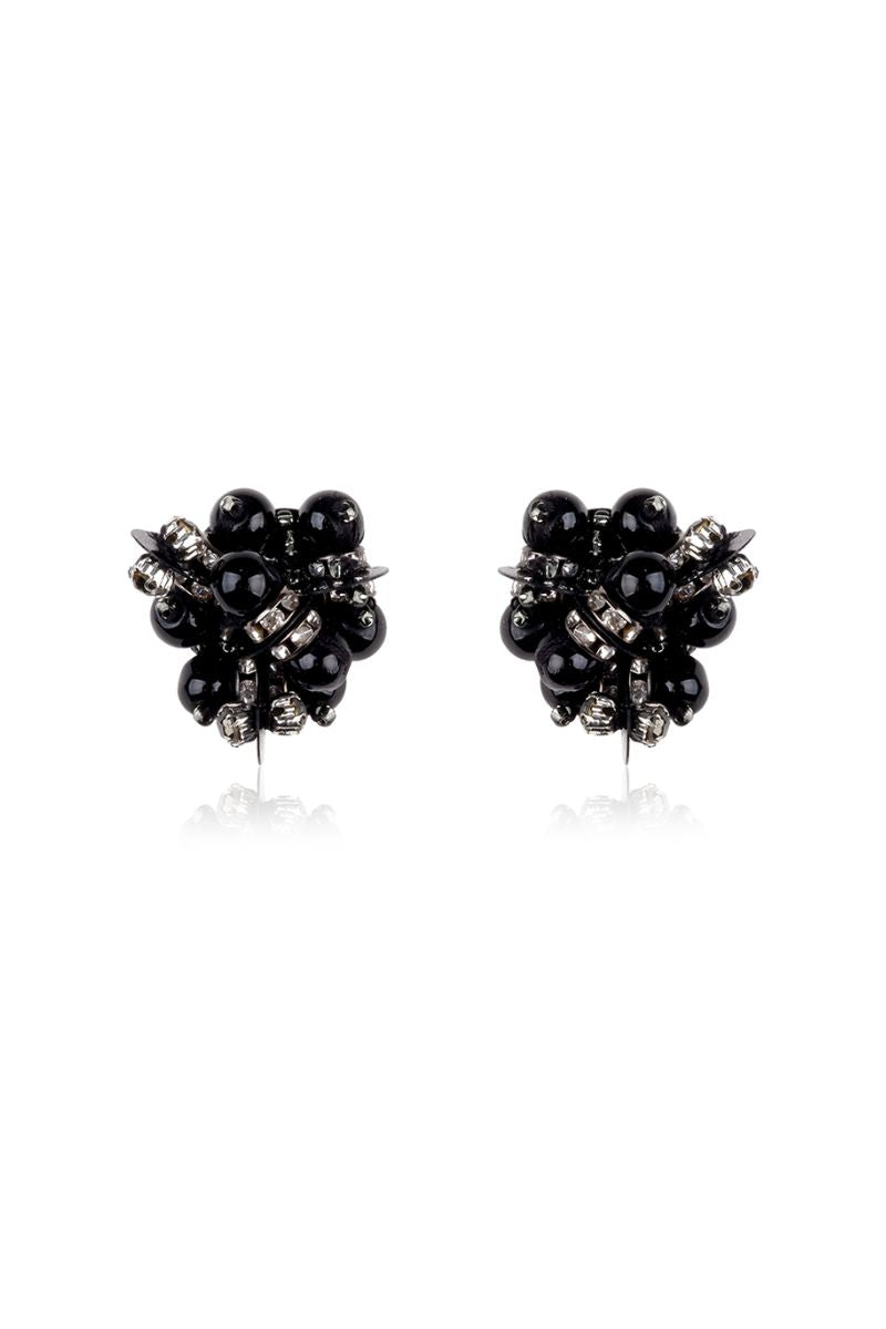 CLEORA IN BLACK EARRINGS - CULT MIA