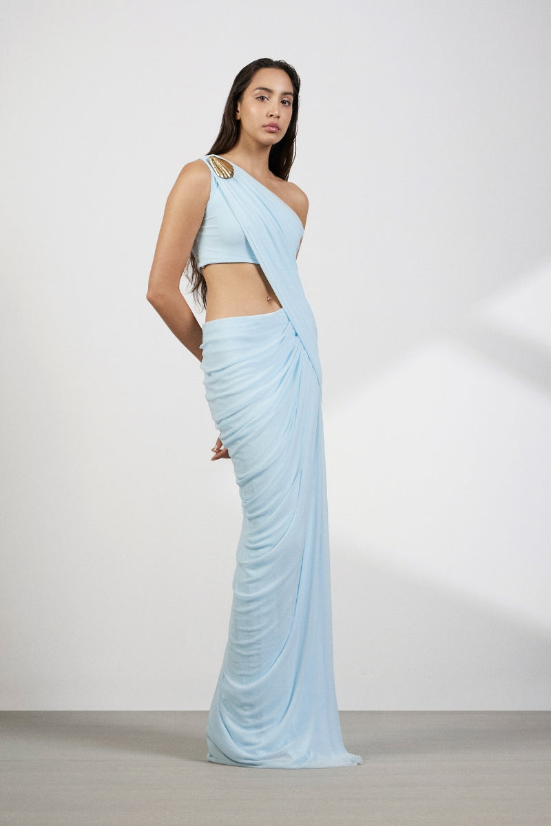 AURORA BLUE MAXI DRESS - CULT MIA