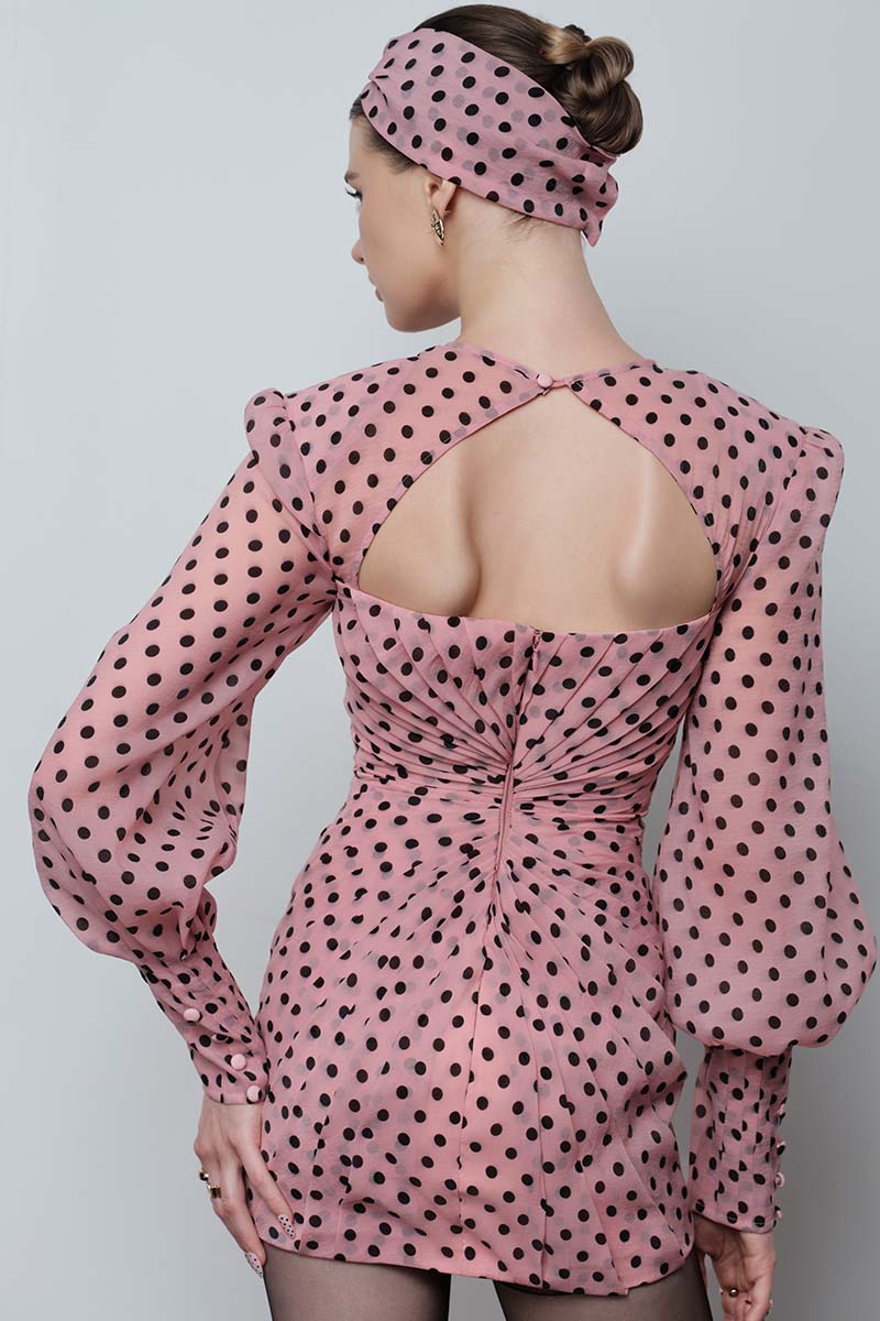 MIDNIGHT POLAROID MINI DRESS - CULT MIA