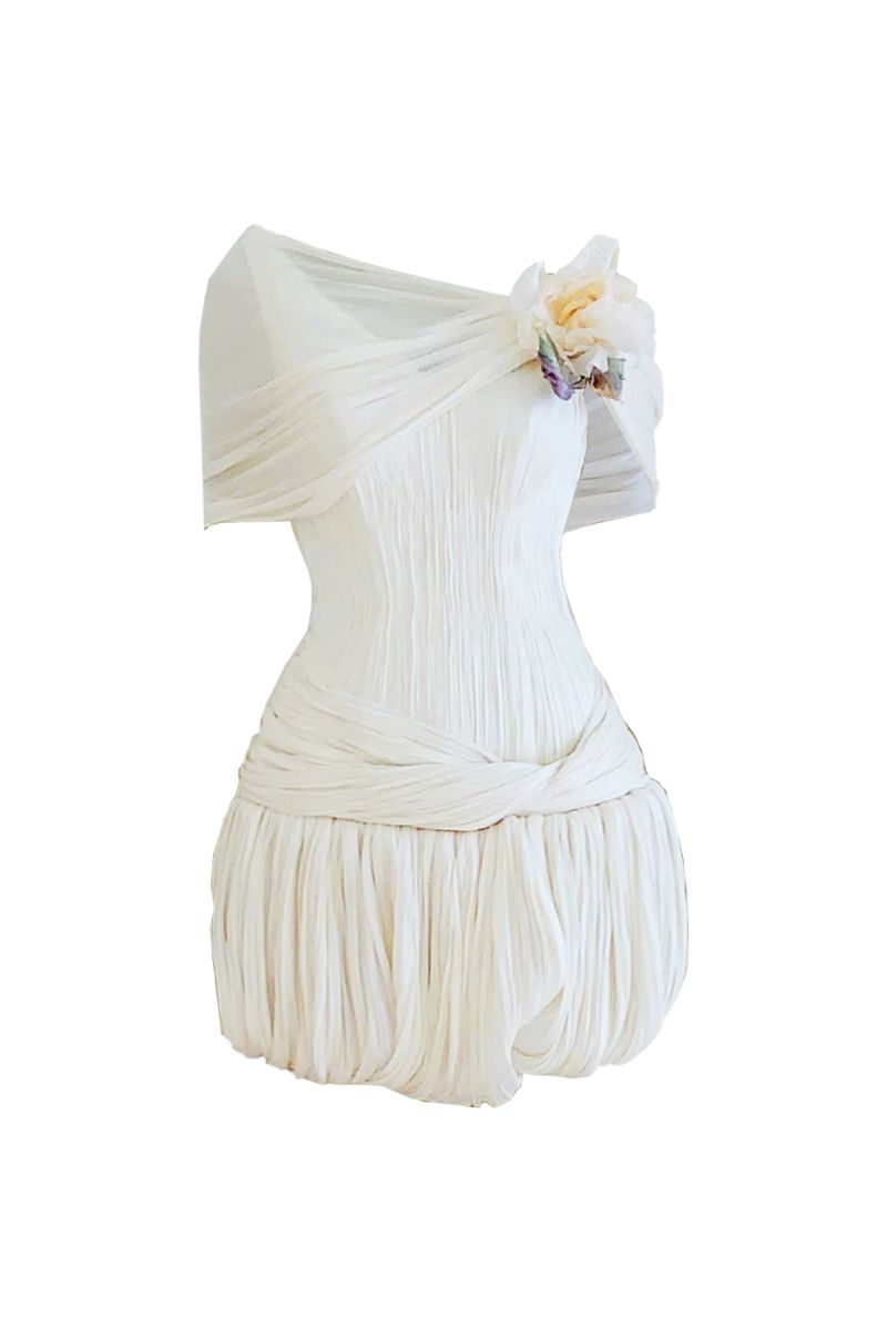 FALLING PETALS MINI DRESS - CULT MIA