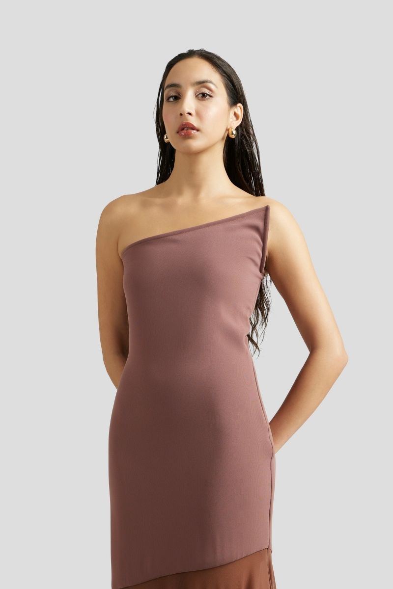MERIDITH MAXI DRESS IN MOCHA PINK - CULT MIA