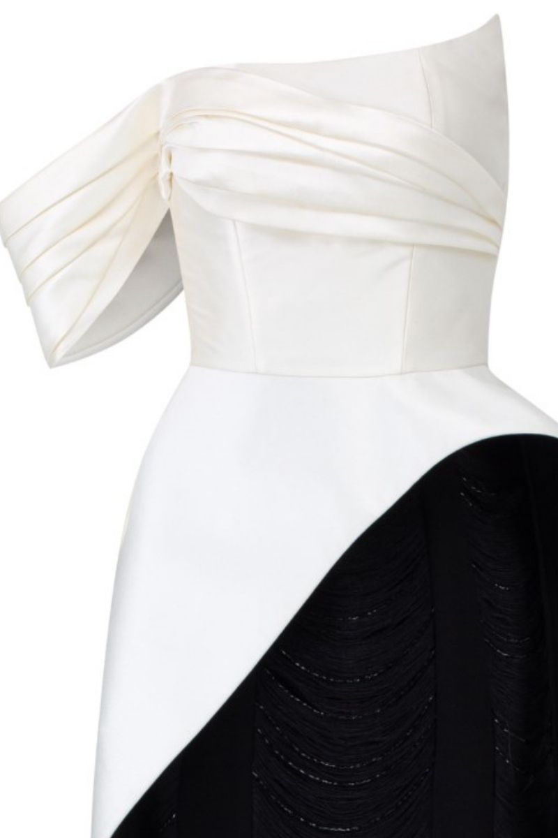 AMELINDA ROYAL TAFFETA PEPLUM GOWN - CULT MIA