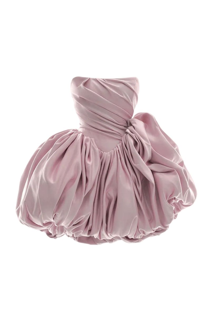 powder pink mini dress Lily Richelieu Powder Pink Mini Dress