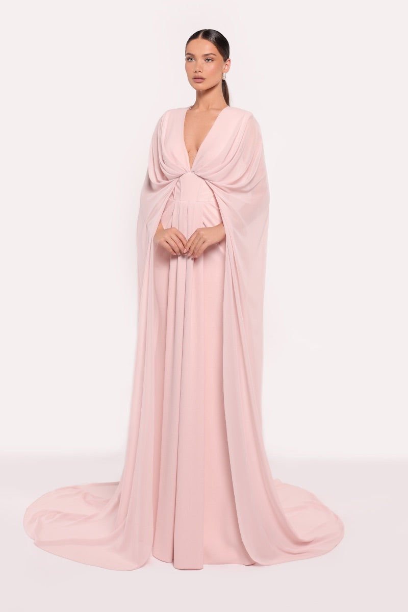 GAMIE DRESS IN ICE PINK - CULT MIA