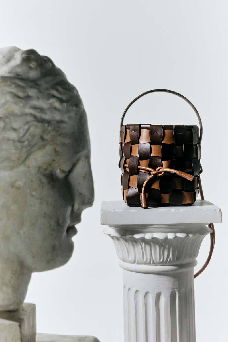 TULUM BAG IN COFFEE AND CARAMEL - CULT MIA