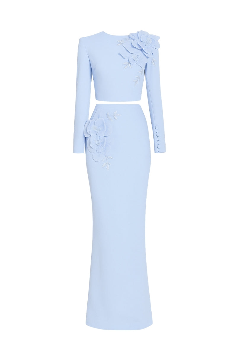 CASPIAN SET IN BLUE AURA | CULT MIA | Tark Ediz CASPIAN SET IN BLUE AURA | CULT MIA | Tark Ediz