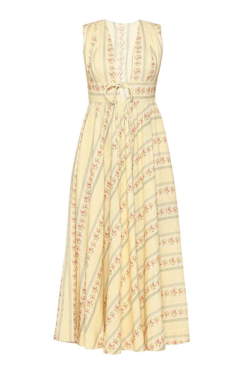 SOLEIL MIDI DRESS IN FLORAL TRAIL - CULT MIA