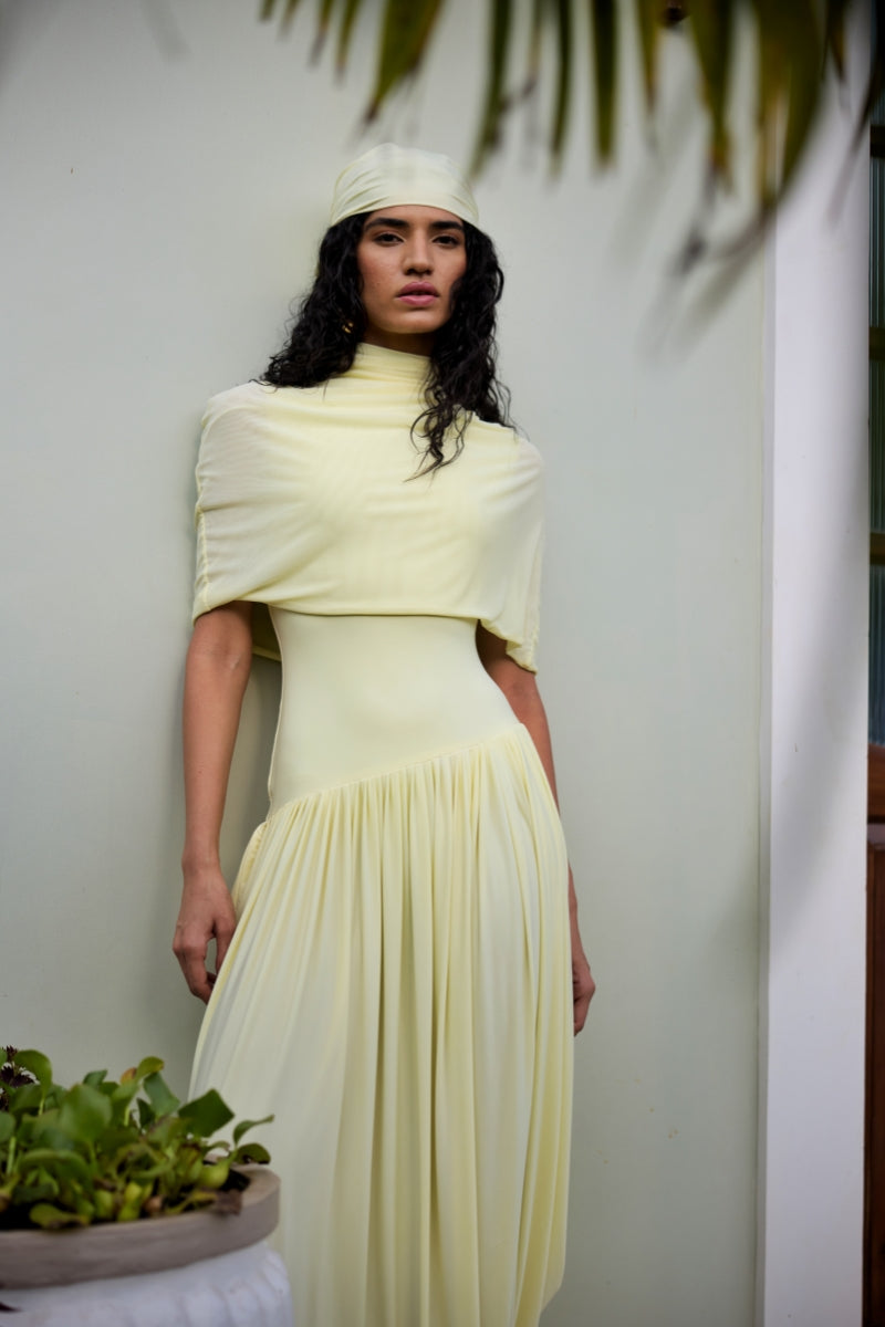 PENELOPE YELLOW MAXI DRESS - CULT MIA
