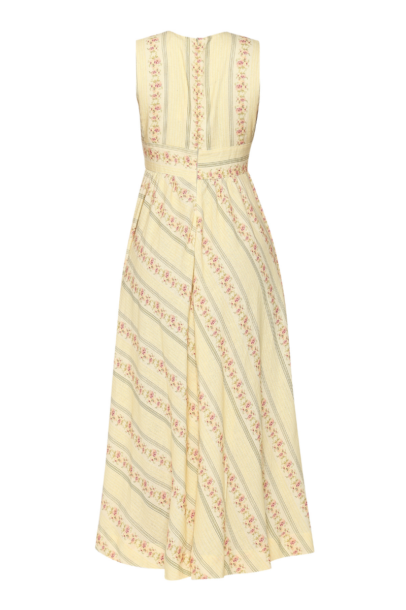 SOLEIL MIDI DRESS IN FLORAL TRAIL - CULT MIA