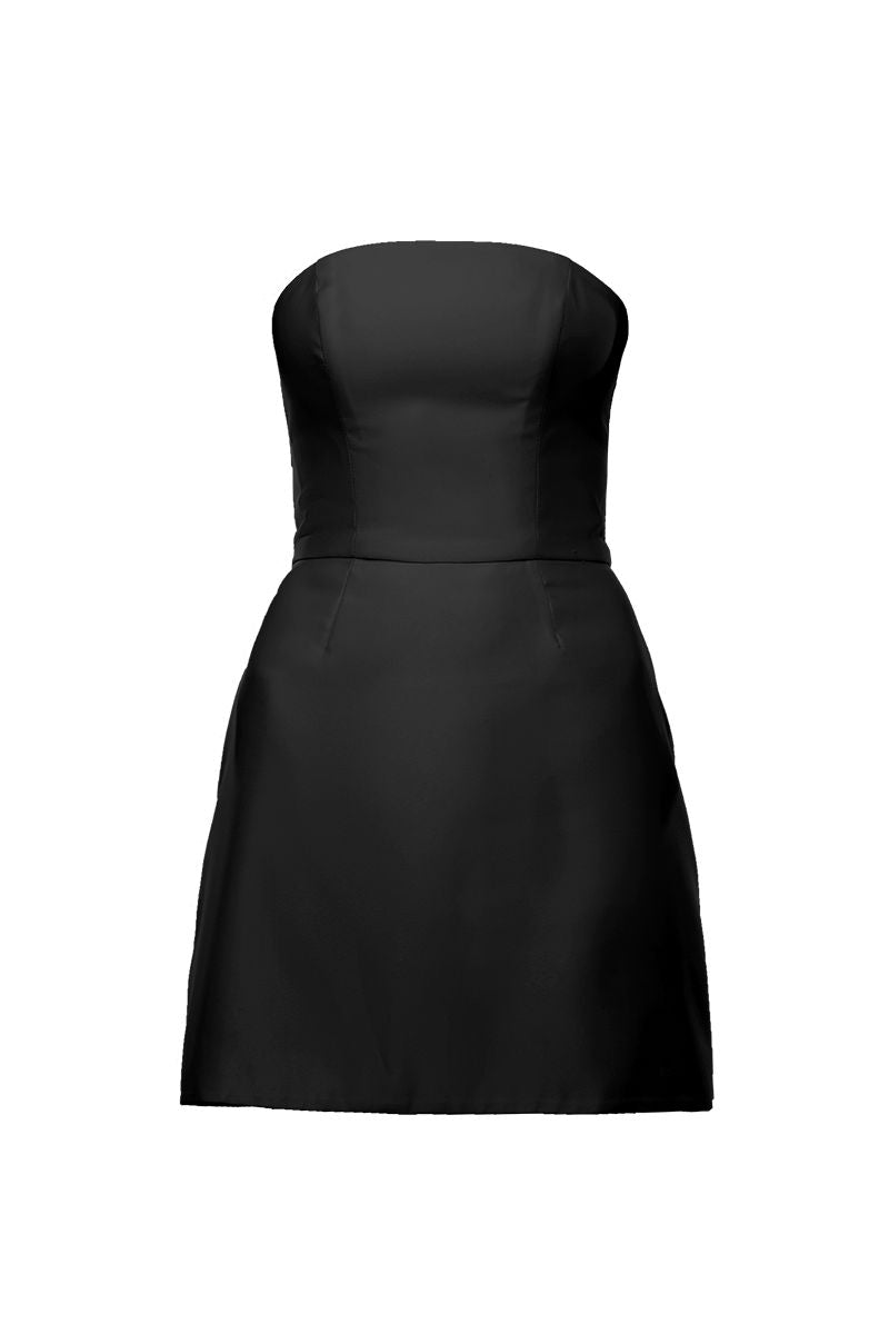 JOY BLACK MINI DRESS - CULT MIA