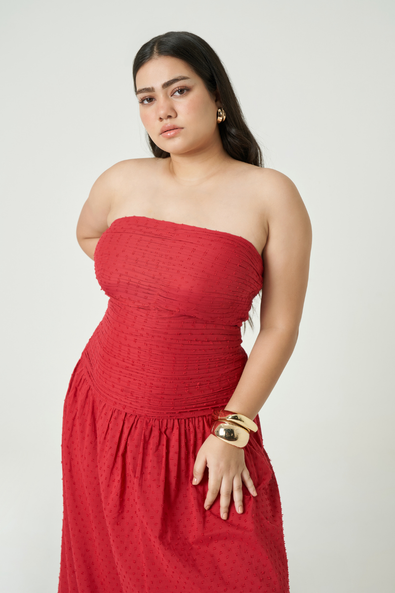 FLORENCE MAXI DRESS IN CHERRY - CULT MIA