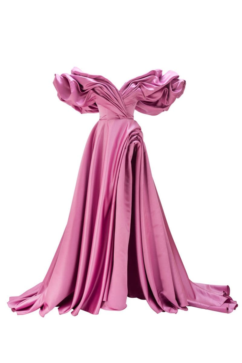 PINK VOLUME SCULPTED GOWN | CULT MIA | Monetre PINK VOLUME SCULPTED GOWN | CULT MIA | Monetre