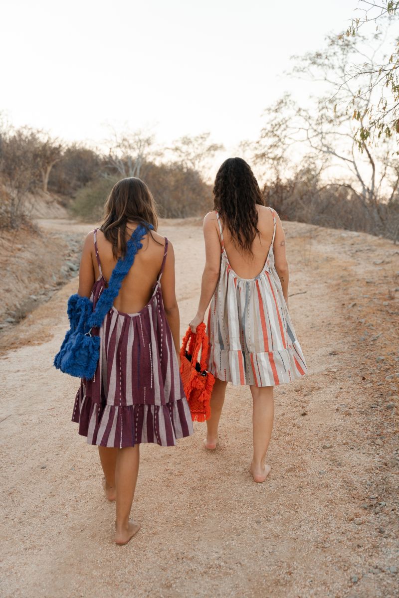 MINI POKA NAVY BLUE TOP HANDLE BAGS - CULT MIA