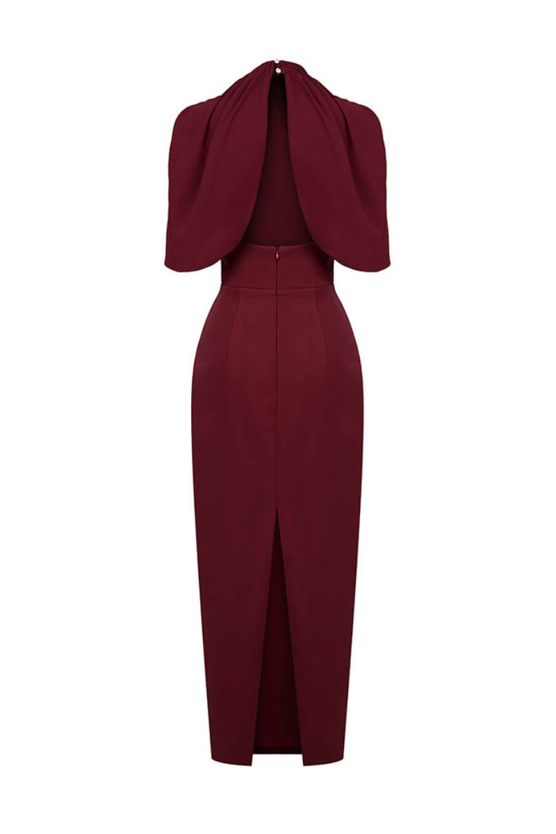 MOAZ DRESS IN RED - CULT MIA