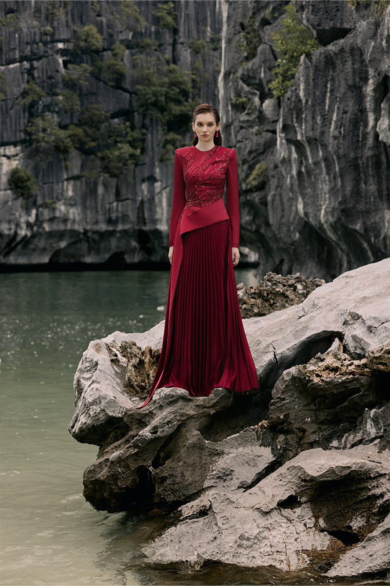 LUMIA SILK TOP AND SKIRT SET - CULT MIA
