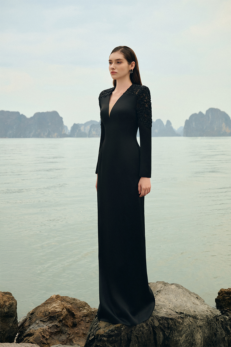 LYCRA TAFFETA GOWN - CULT MIA