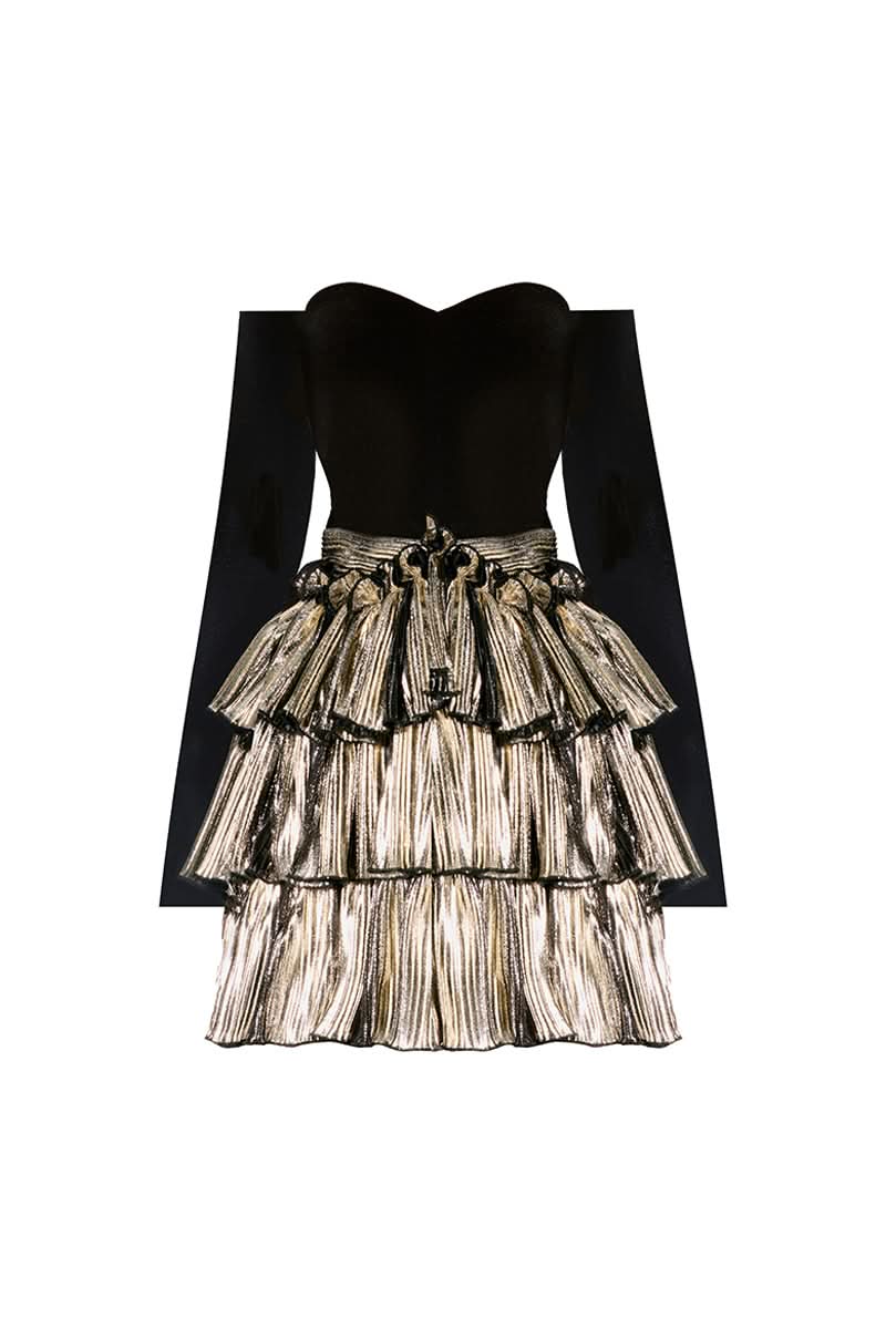 SR NUR KARAATA X CULT MIA VERSAILLES MINI DRESS - CULT MIA