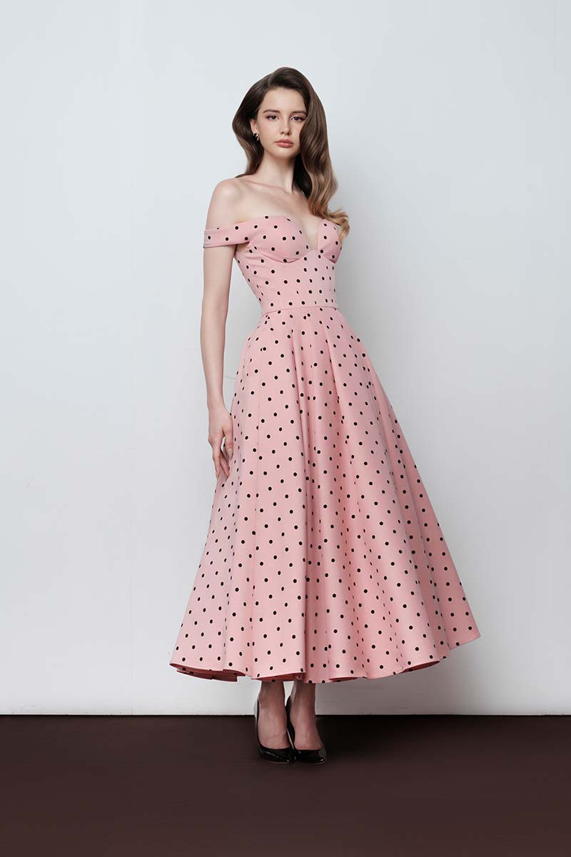 URBAN BLOOM MIDI DRESS - CULT MIA