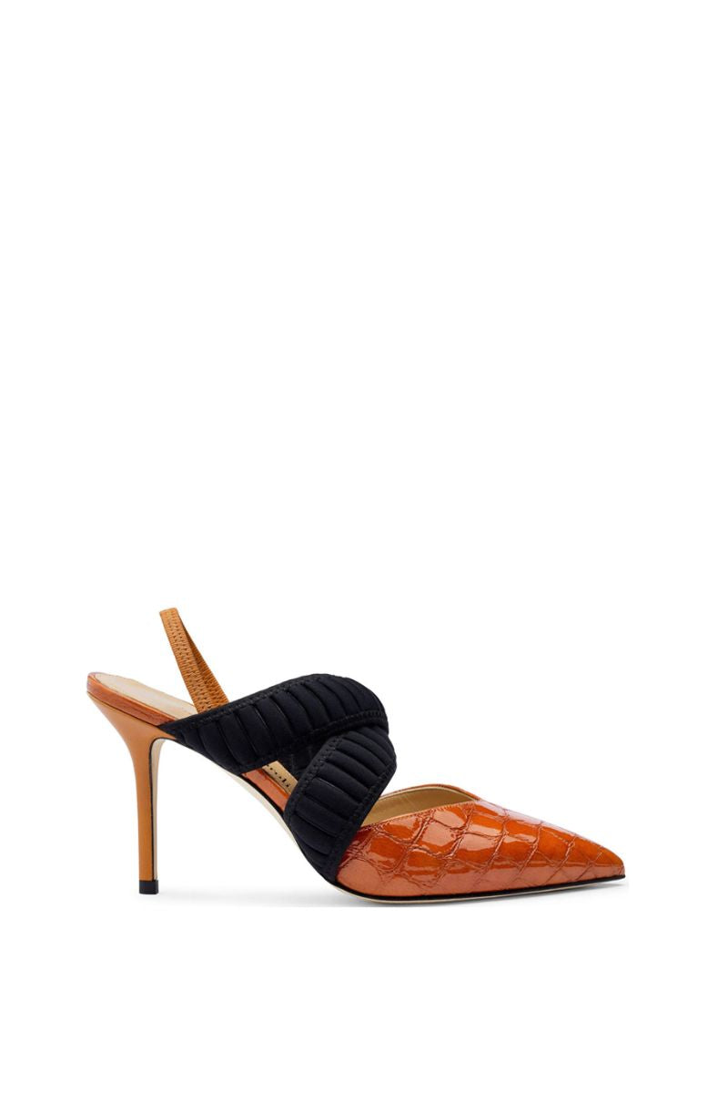 SLINGBACK TECLA TAN HEELS - CULT MIA