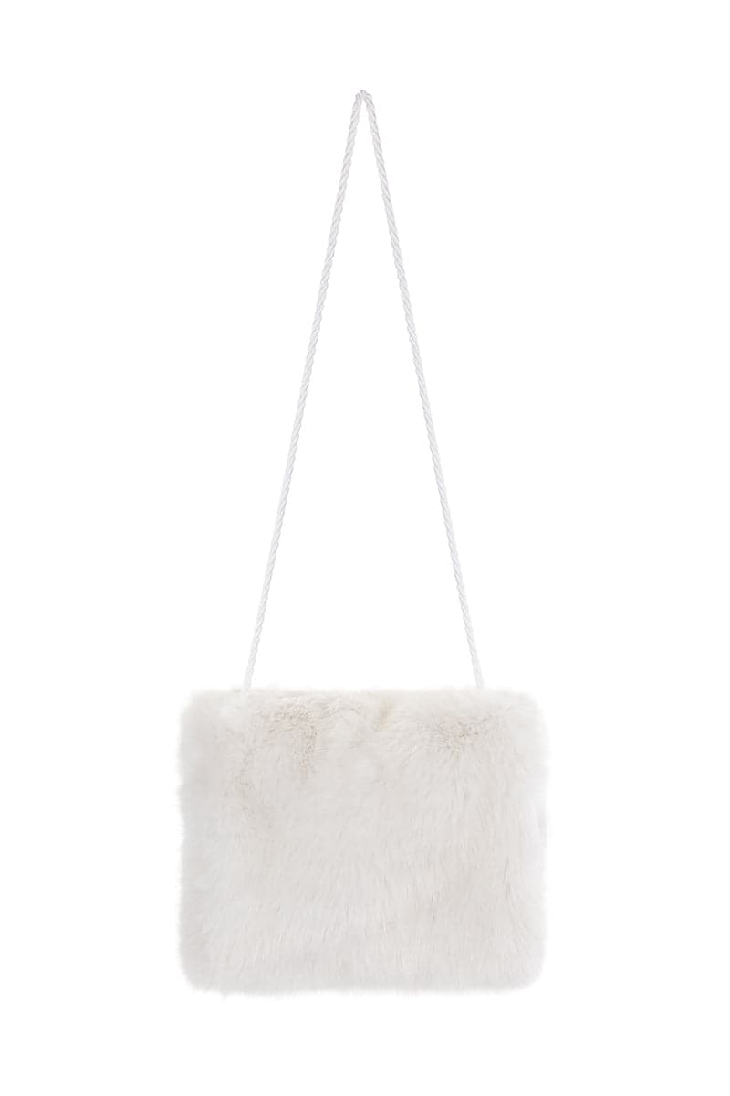 LOUIS WHITE SHOULDER BAG - CULT MIA