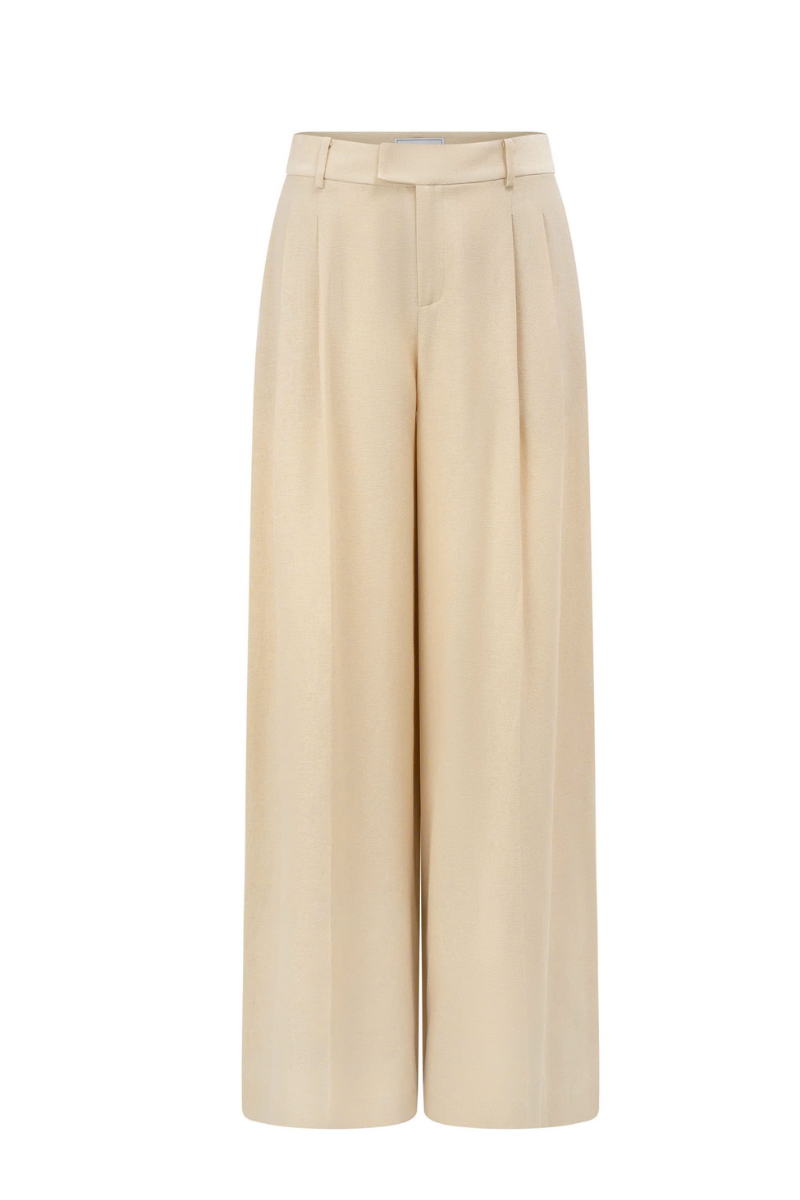 NERRA CREAM PANTS - CULT MIA
