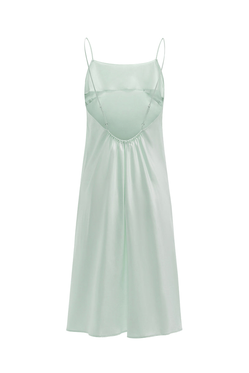 LITTLE HEART STRAP DRESS IN BLUE - CULT MIA