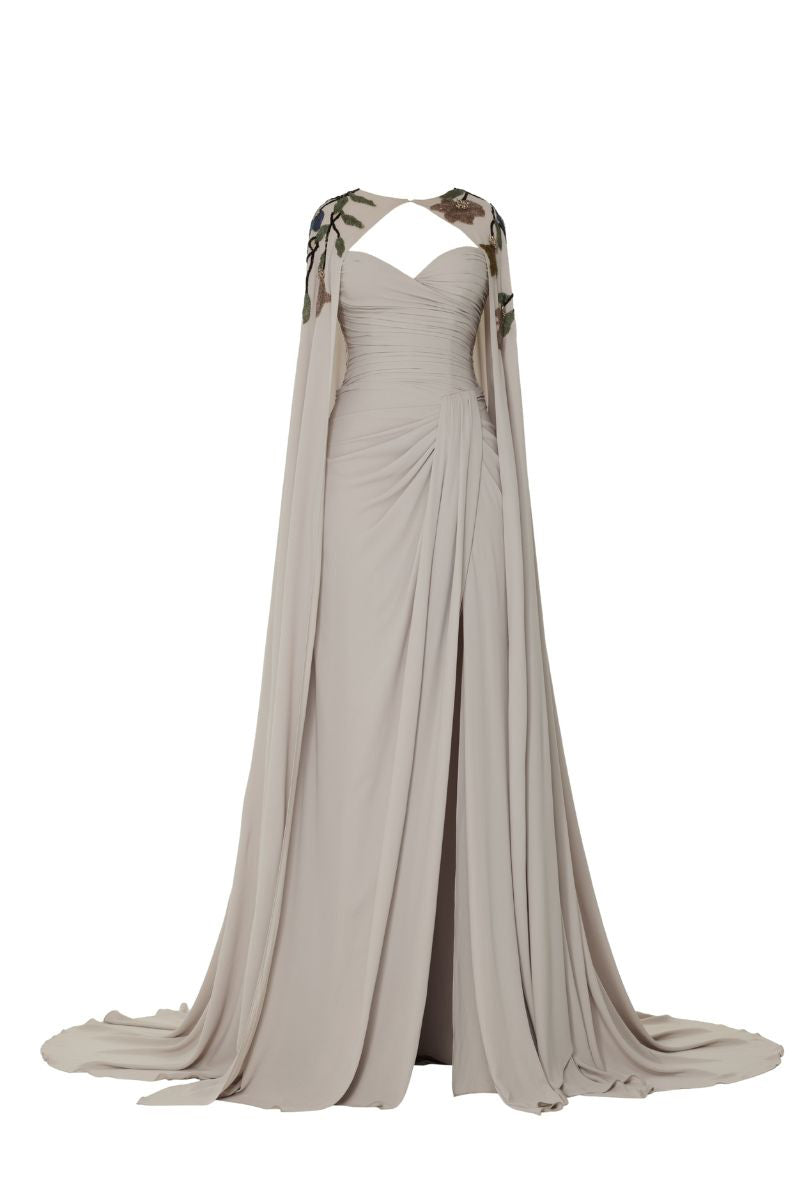 GERTIE DRESS IN MINK | CULT MIA | Tark Ediz GERTIE DRESS IN MINK | CULT MIA | Tark Ediz