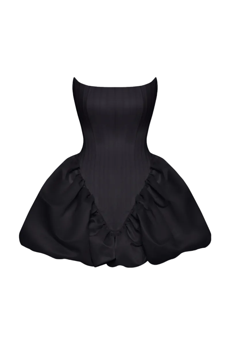 VIOLET TRANSFORMER DRESS IN BLACK | CULT MIA