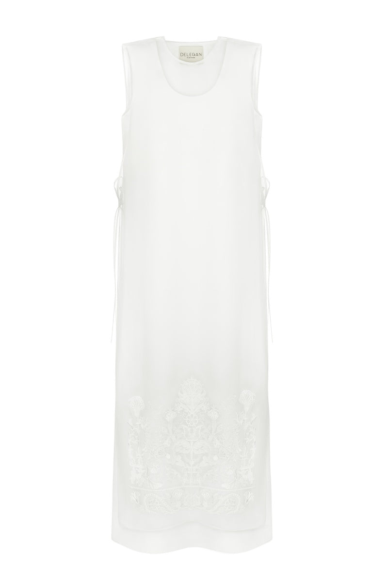 NAKED MILK MIDI DRESS | CULT MIA | DELEGAN NAKED MILK MIDI DRESS | CULT MIA | DELEGAN