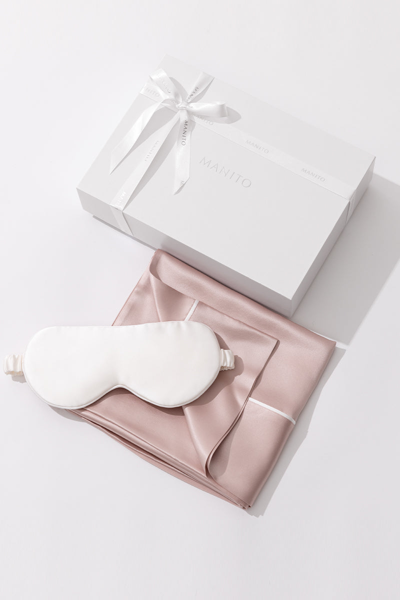 SWEET DREAMS SILK GIFT BOX IN SOFT PINK - CULT MIA
