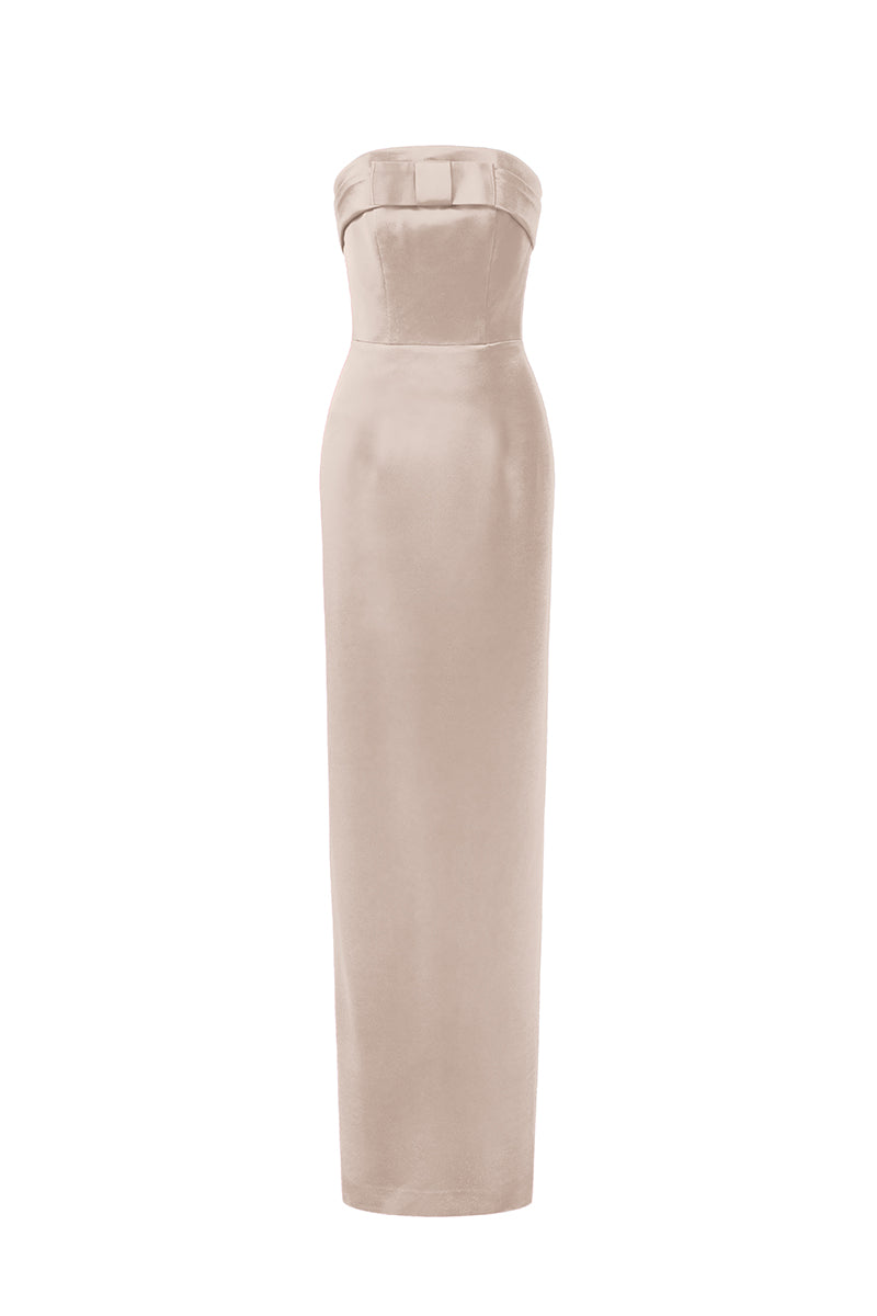 crepe satin maxi dress FFORME Akriti Satin-crepe Maxi Dress - Women - Black Dresses