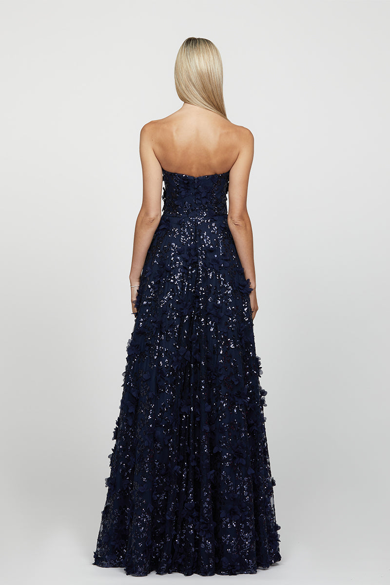 ADELA SWEETHEART PETAL BALL GOWN - CULT MIA
