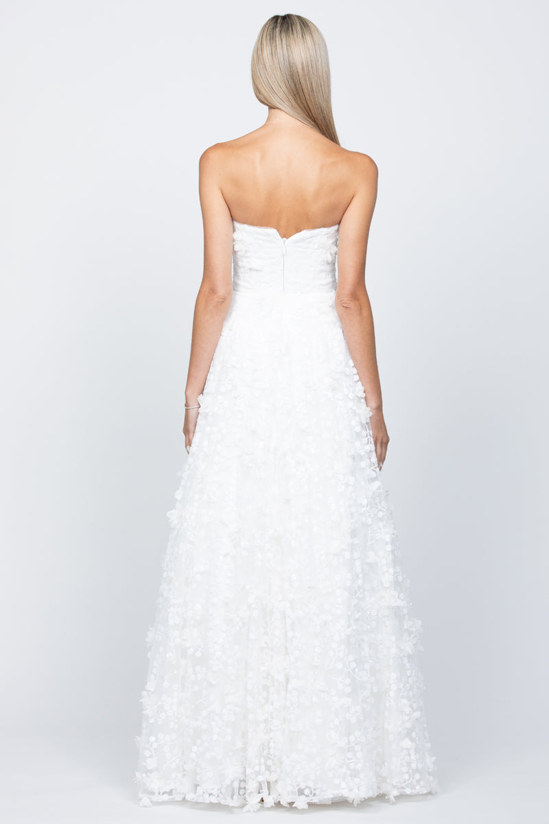 ADELA SWEETHEART PETAL BALL GOWN - CULT MIA