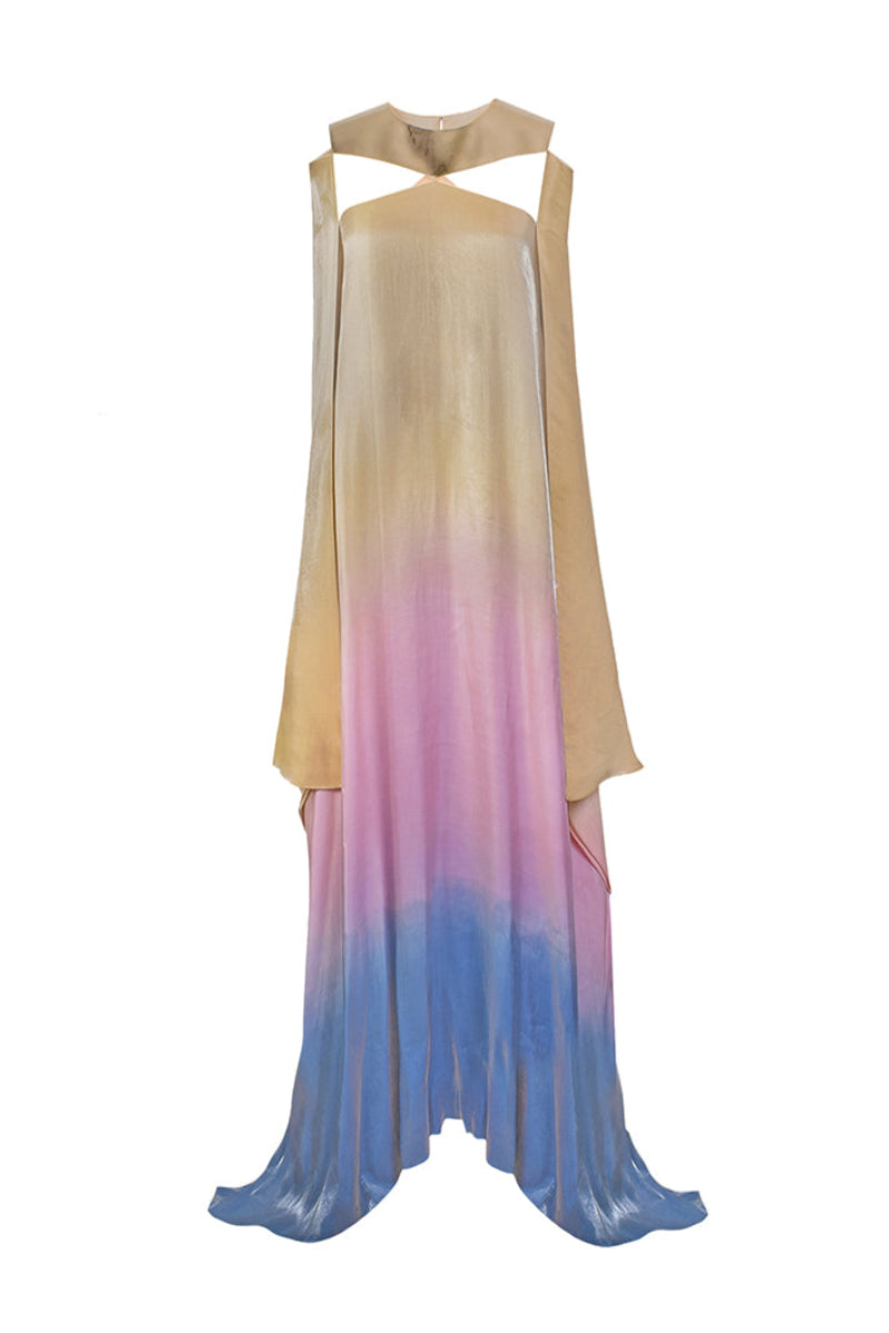 THE GOLD PLATE SPECTRUM DRESS - CULT MIA