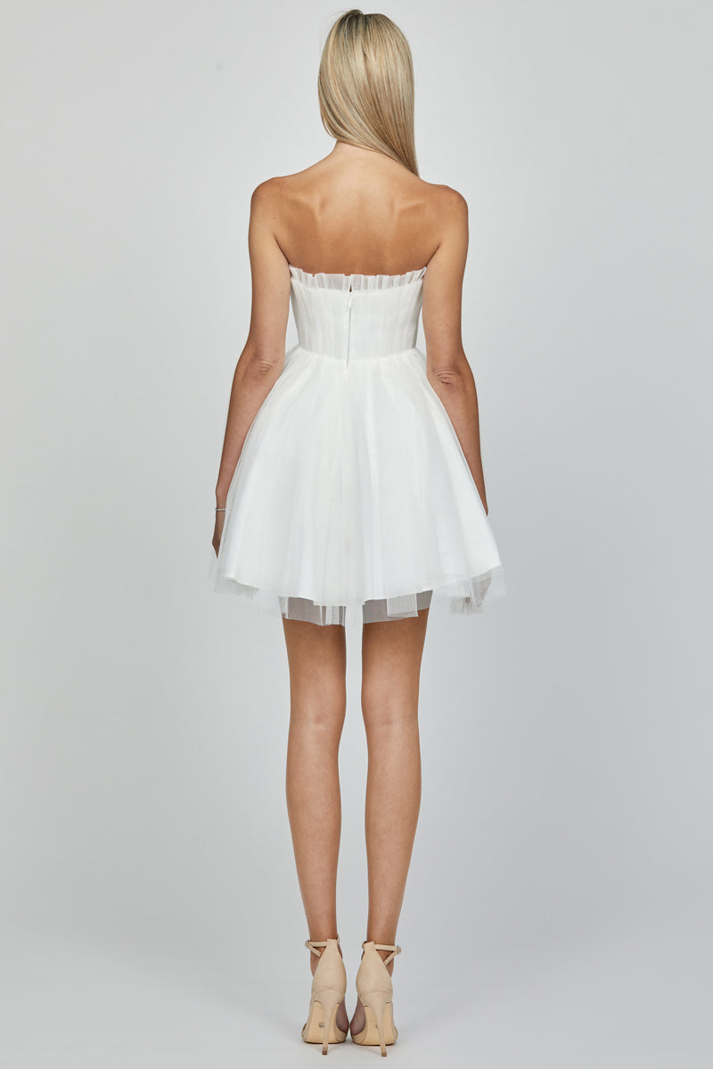 ALONDRA STRAPLESS MINI DRESS - CULT MIA