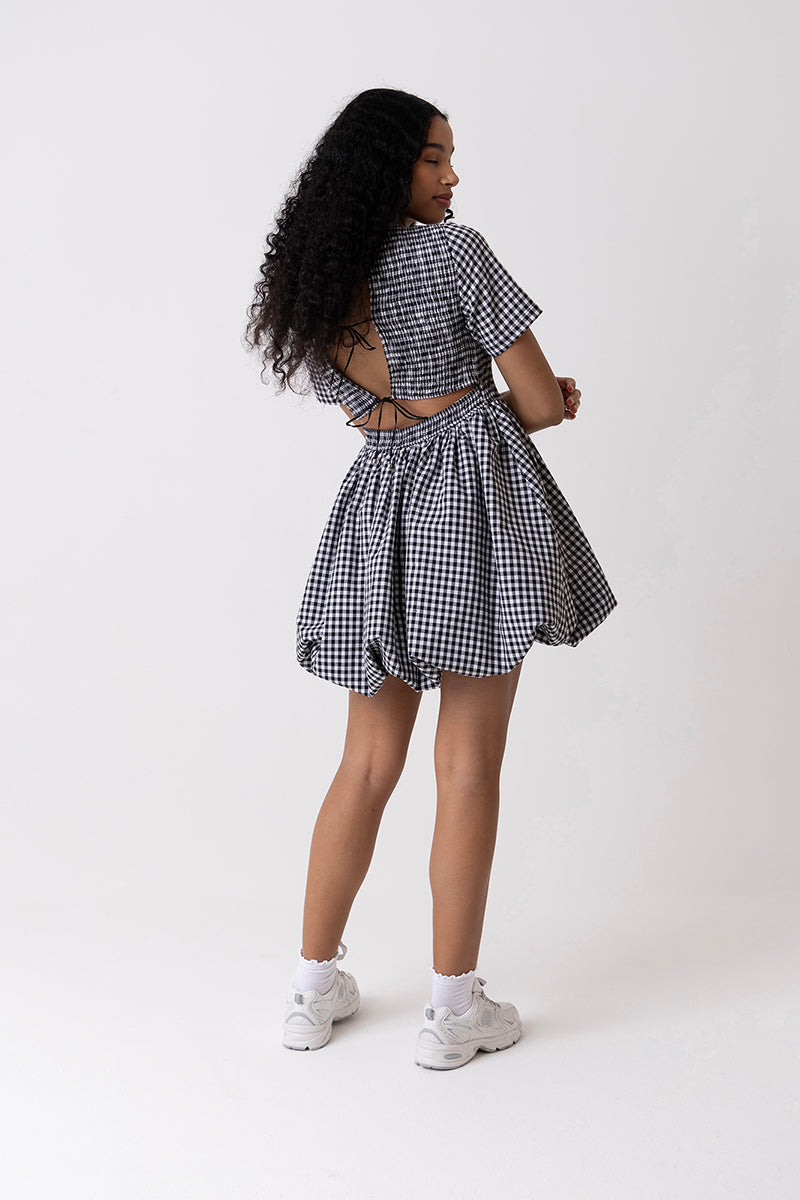 KIRAN BLACK MINI DRESS - CULT MIA