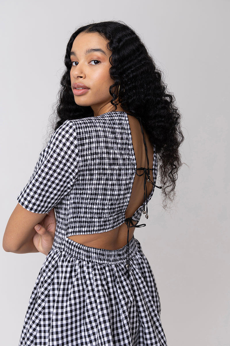 KIRAN BLACK MINI DRESS - CULT MIA