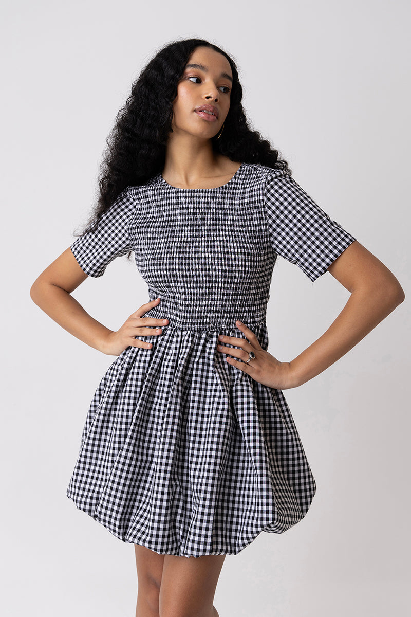 KIRAN BLACK MINI DRESS - CULT MIA