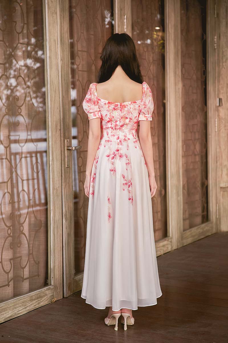 FLORAL MIRAGE MIDI DRESS - CULT MIA