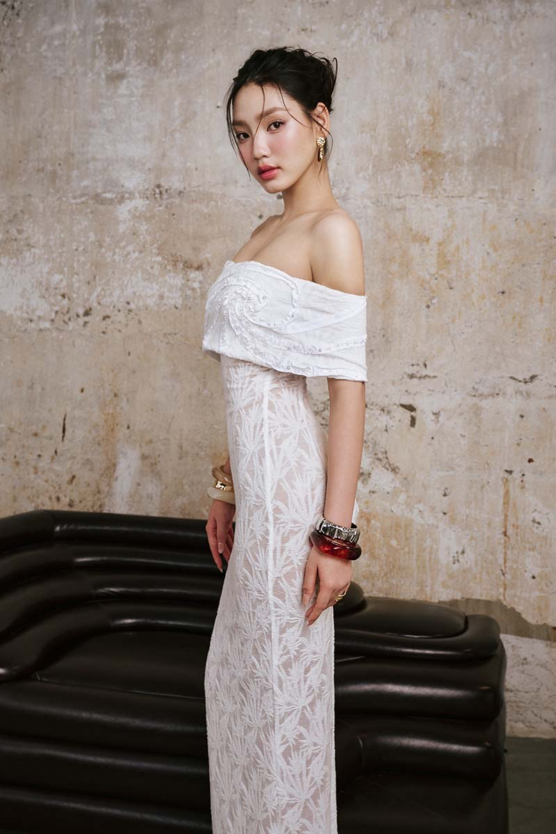 IVORY POISE MAXI DRESS - CULT MIA