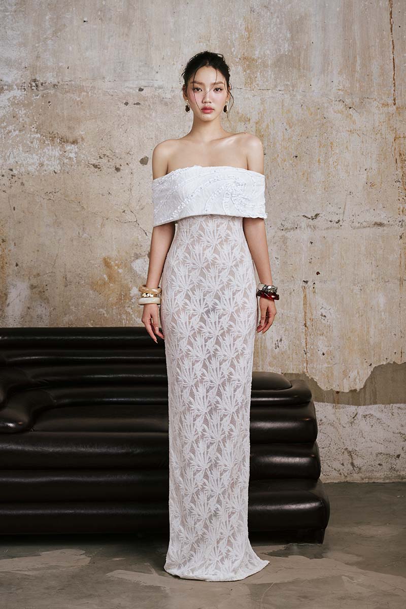 IVORY POISE MAXI DRESS - CULT MIA