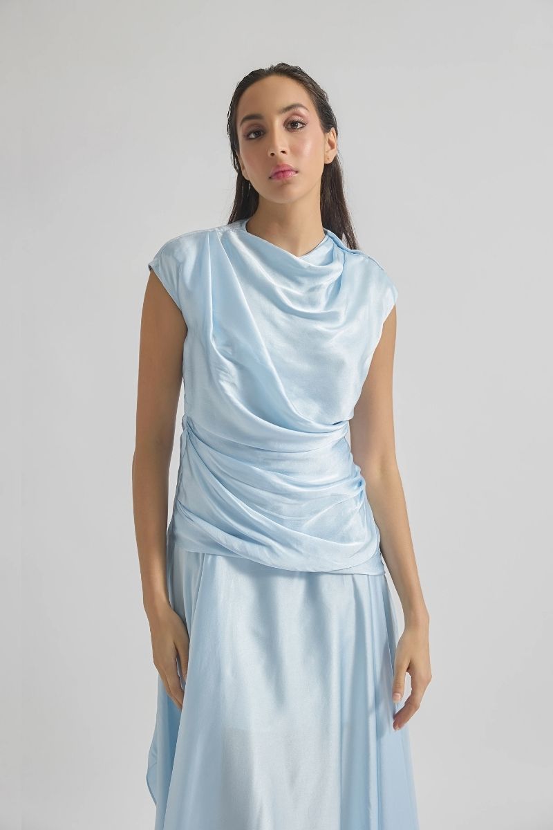 AZURA BABY BLUE MAXI DRESS - CULT MIA