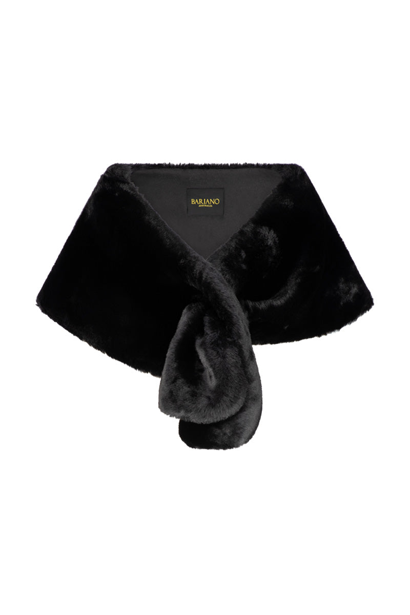 HALIA FAUX FUR SHAWL - CULT MIA