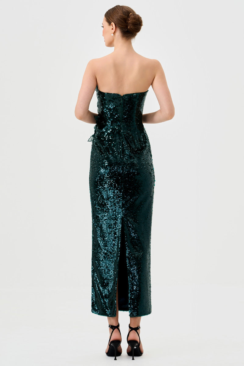 EDITH SCOOP STRAPLESS MIDAXI - CULT MIA