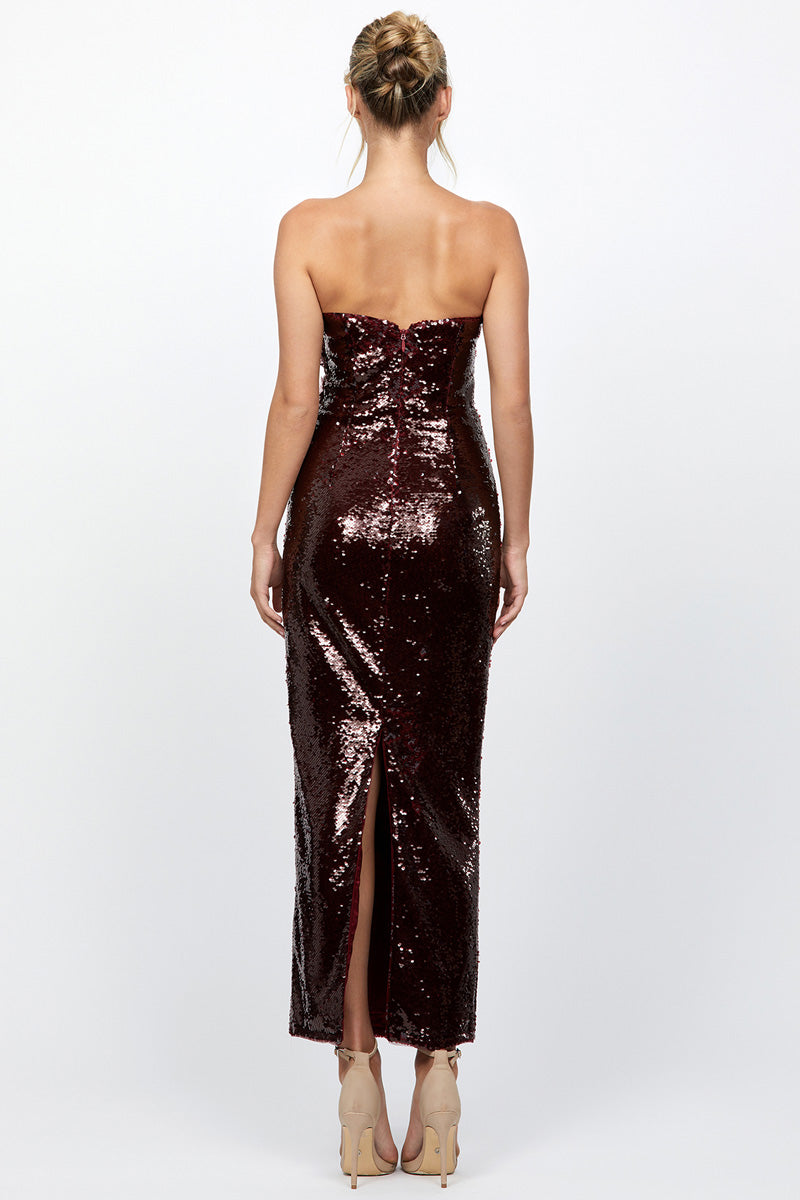 EDITH SCOOP STRAPLESS MIDAXI - CULT MIA