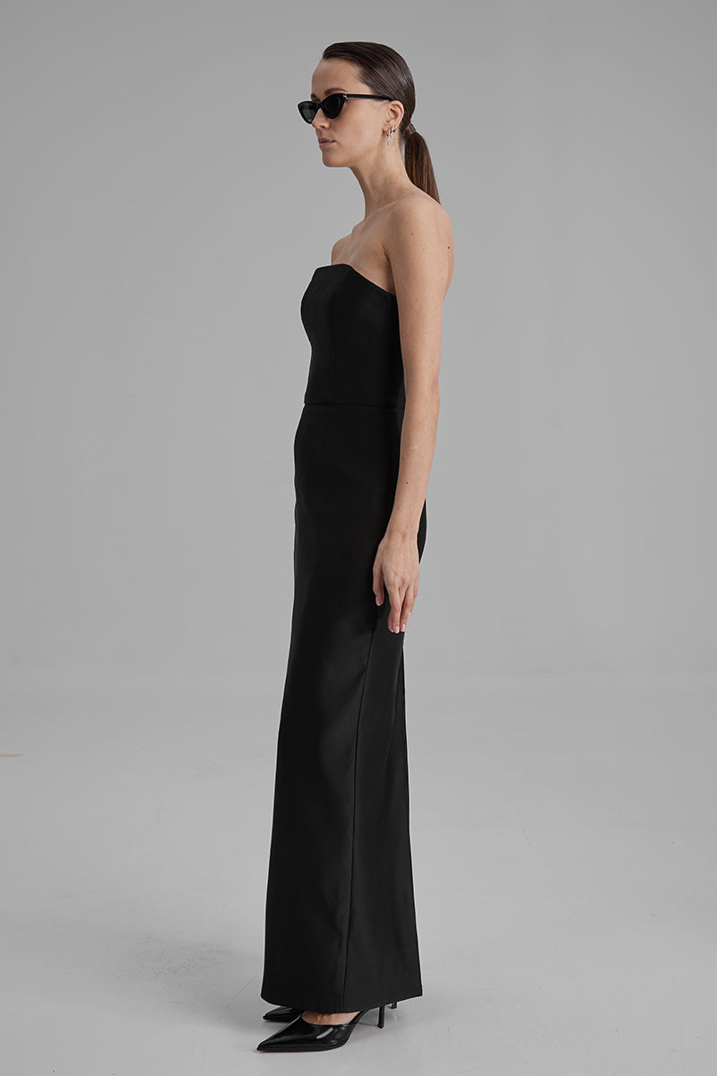 GIGI BLACK MAXI DRESS - CULT MIA