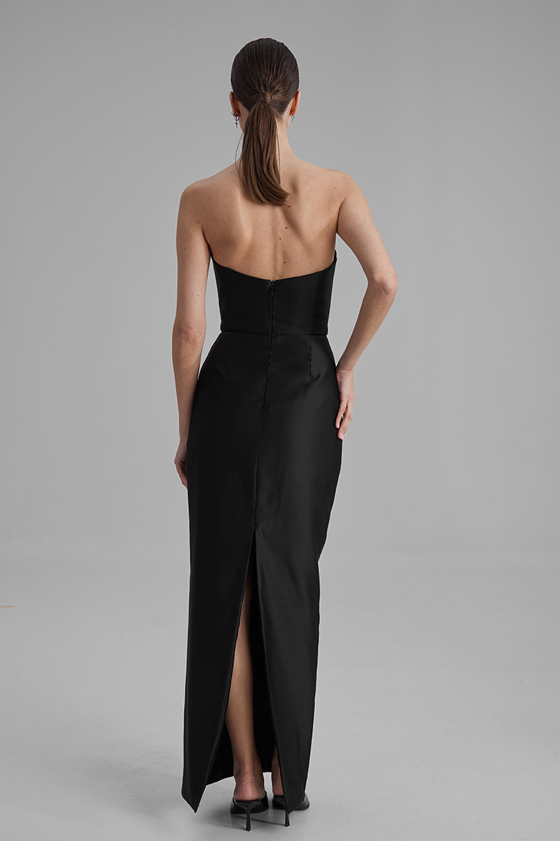 GIGI BLACK MAXI DRESS - CULT MIA