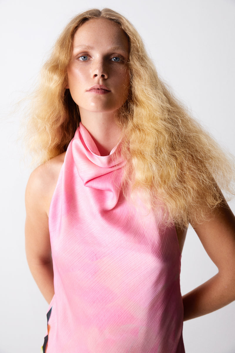 BIANCA DRESS IN TAFFY PINK - CULT MIA