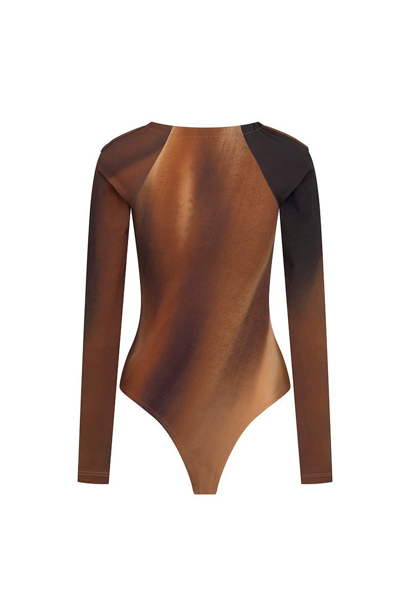 GAIA BODY IN COFFEE BROWN - CULT MIA